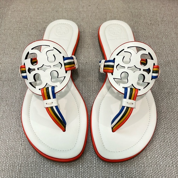 NEW Tory Burch Mignon Miller Sandals Size 6.5 - Picture 1 of 6